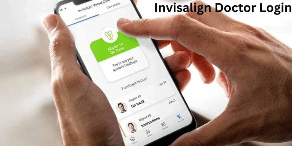 This emage showing a Invisalign Doctor Login
