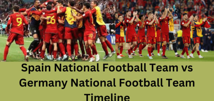 THIS EMAGE SHOWING A Spain National Football Team vs Germany National Football Team Timeline