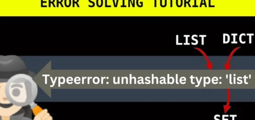 This emage showing a typeerror unhashable type 'list'