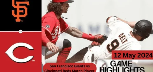 This emage showing a San Francisco Giants vs Cincinnati Reds Match Player