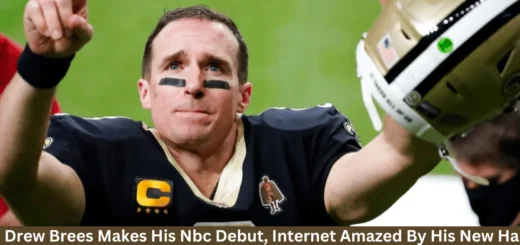 This emage showing a Drew Brees Makes His Nbc Debut, Internet Amazed By His New Hair