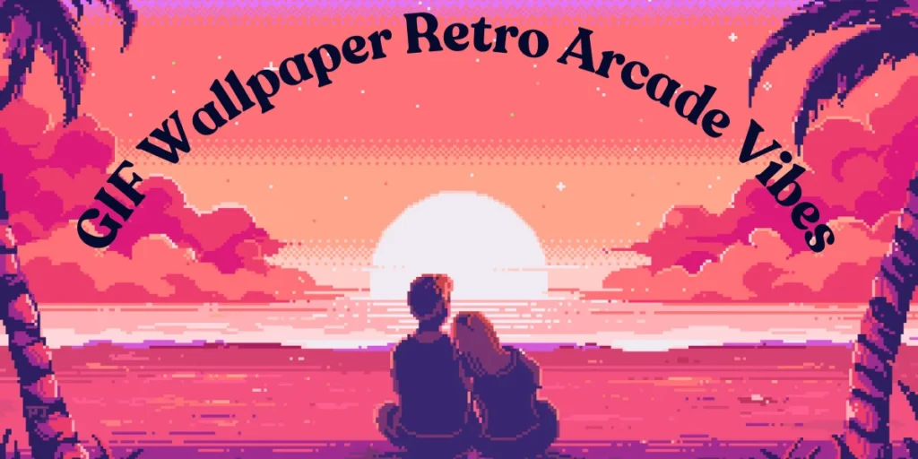 This emage showing a GIF Wallpaper #10: Retro Arcade Vibes